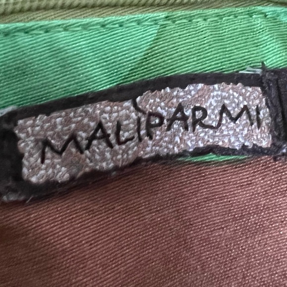 Velvet Maliparmi purse with jewel details - Picture 5 of 5